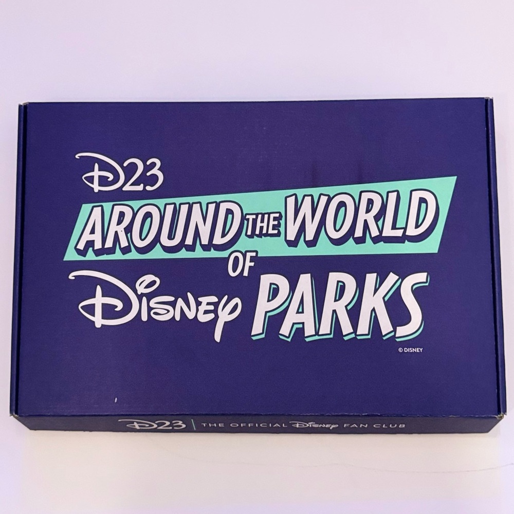 Disney D23 Gold Member Travel Kit 7 International Pins, Wing Pin, & Luggage Tag